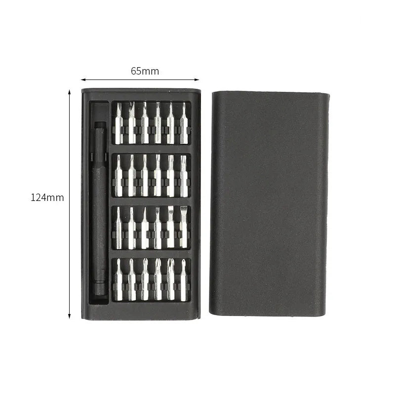 25 in 1 Magnetic Precision Screwdriver Set Mini Tools Kit for Mobile Phone PC Repair Professional Hardware with Torx Hex Bits