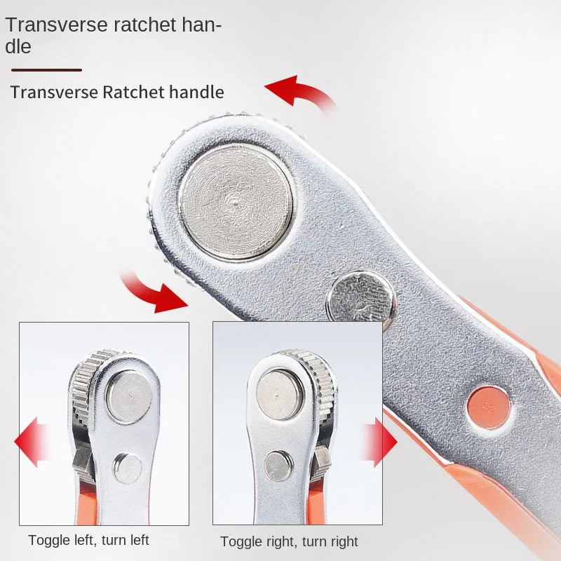 42-in-1 Precision Multifunctional Ratchet Screwdriver Tool Set Two-Way Ratchet Torx Head Household Hardware DIY Repair Plastic