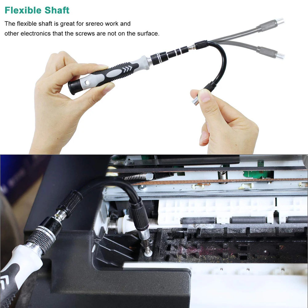 DIY Hand Work Repair Tools Kit Chrome Vanadium Magnetic Bits Mini Precision Screwdriver Set 112 115 in 1 Case for Amazon Seller